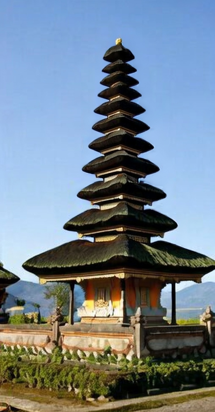 Bali temple pagoda